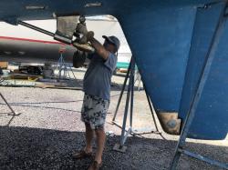 16 Gerry wire brushing the prop.jpeg
