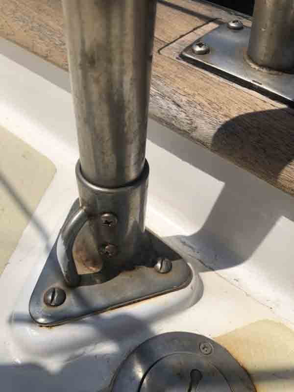 Before cleaning stanchion base.jpg